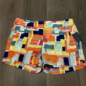 Tommy Hilfiger Color Block Shorts Orange/Blue/Yellow
